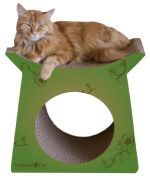 Tower Tunnel Cat Scratcher Italian Green