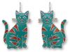 Calypso Cat Pendant with 18 in Silver Chain