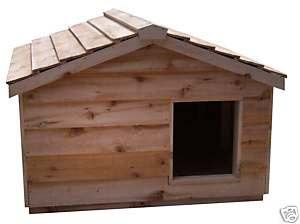 insulated cedar cat house