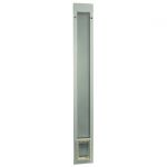 Ideal Pet Fast Fit Pet Patio Door - Small/White Frame 77 5/8 to 80 3/8 Inches